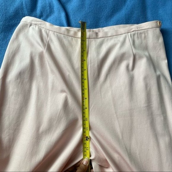 NWT Doncaster vintage pastel cotton cropped tapered tailored lightweight pants - Picture 9 of 10